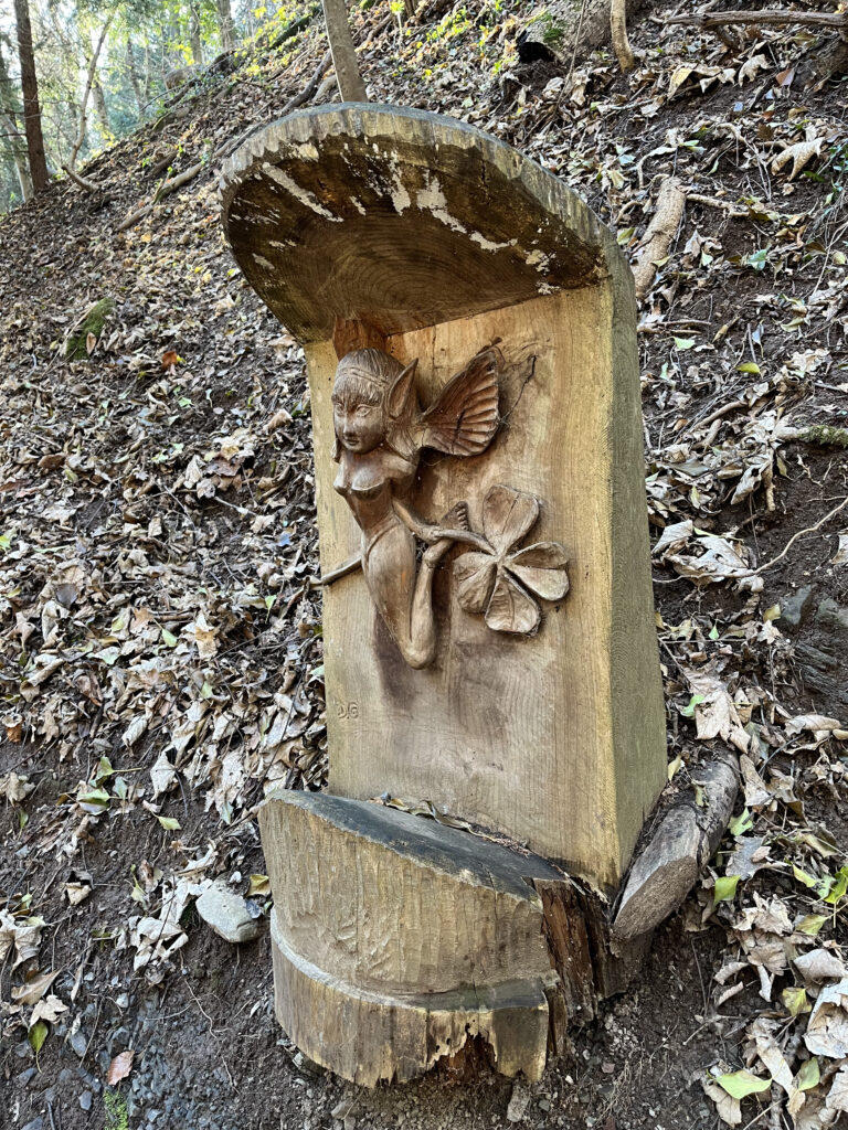 fata nel sentiero dello spirito del bosco